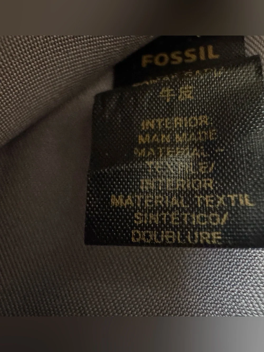 Fossil classic genuine
